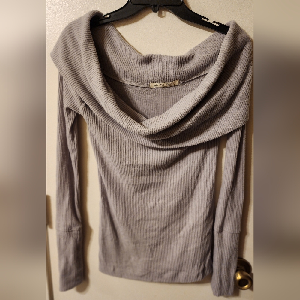 Free people off the shoulder sweater